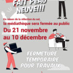 La médiathèque fait peau neuve!