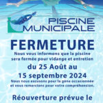 [Information Piscine Municipale – Fermeture Entretien]