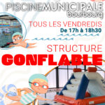 [Information Piscine Municipal – Nouveauté !!!! ] Une structure gonflable pour tous à la piscine…